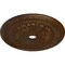 Ekena Millwork Palmetto Medallion (Canopies up to 7 5/8"), 31 1/2"OD x 3 5/8"ID x 1 3/4"P, Root Beer Crackle CM31PMRBC - alternate 2